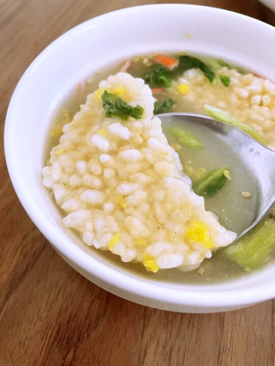 モチモチ、サクッとした食感のおこげが美味しい。
