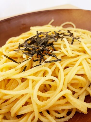 麺100gで作りましたが、たらこが少ない？